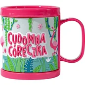 Kubki dla dzieci - Plastikowy kubek Cudowna C��reczka - miniaturka - grafika 1