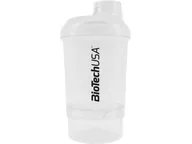 Shakery barmańskie - BioTech USA Shaker Nano, czarny, 300 ml - miniaturka - grafika 1