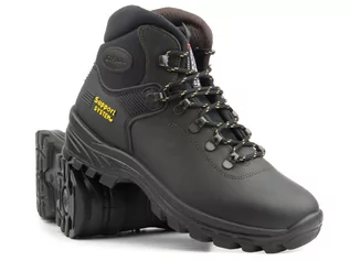 Buty trekkingowe męskie - Buty trekkingowe męskie jesienno-zimowe - GRISPORT 10242D26G/41 Lontra Dakar, brązowe - Grisport - grafika 1