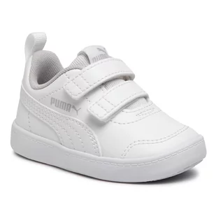 Puma Sneakersy Courtflex V2 V Inf 371544 04 White/Gray Violet - Sneakersy damskie - miniaturka - grafika 1