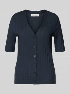 Kardigan o kroju slim fit z mieszanki modalu i bawełny - Swetry damskie - miniaturka - grafika 1