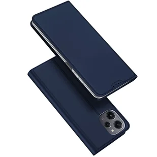 Etui z ekoskóry Dux Ducis Skin Pro do Xiaomi Poco M6 Pro/Redmi 12/Redmi 12R - niebieskie - Etui i futerały do telefonów - miniaturka - grafika 1