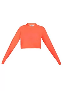 Swetry damskie - libbi Sweter damski 13730052, neonowy pomarańczowy, XS/S, pomarańczowy neonowy, XS-S - grafika 1