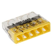 Kostki, złączki, wtyczki - Wago Złączka 5x2,5mm żółta 30szt. - miniaturka - grafika 1