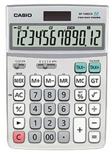 Casio DF-120ECO kalkulator Komputer stacjonarny Wyświetlacz kalkulatora - Kalkulatory - miniaturka - grafika 1