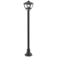 Lampy ogrodowe - Lampa zewnętrzna stojąca słupek ogrodowy nowoczesny czarny Nowodvorski AMELIA - miniaturka - grafika 1