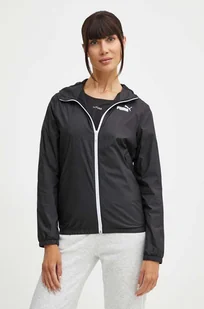 Puma wiatrówka Essentials Solid kolor czarny przejściowa - Kurtki damskie - miniaturka - grafika 1