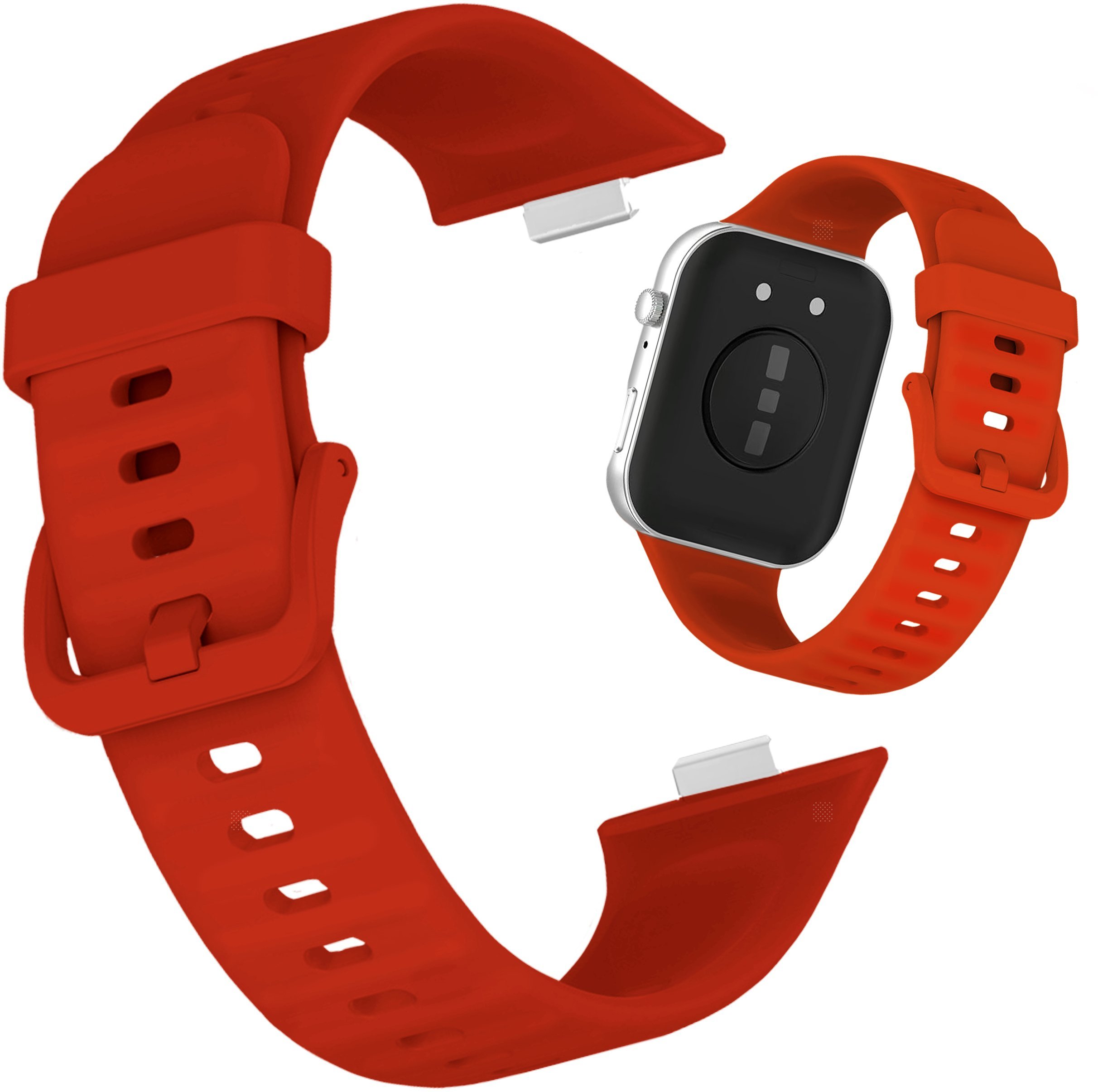 ChronSmarta Pasek ChronSmarta do smartwatch'a Huawei Watch Fit 3 / 4 / 4 Pro Czerwony