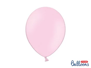 PartyDeco Balony Strong 30cm Pastel Baby Pink 100szt SB14P-081J - Baby shower i roczek - miniaturka - grafika 1