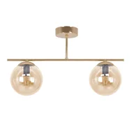 Lampy sufitowe - Podwójna lampa sufitowa w kolorze złota K-5411 z serii GRAND - miniaturka - grafika 1