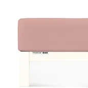 Prześcieradła - Prześcieradło Schlafgut Premium 180x200-200x220 Purple Mid 154 - XL bawełna, antyalergiczny - miniaturka - grafika 1