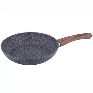Kamille Solidna patelnia granitowa imitacja drewna 20cm 4160 - Patelnie - miniaturka - grafika 1