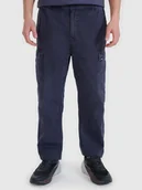 Spodnie męskie - 4F Spodnie męskie casual cargo 4FRSS25TTROM1459-22S Czarny Roz. XXL - miniaturka - grafika 1