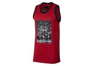 Nike Air Jordan Sportswear Last Shot Mesh Jersey Gym Red - Koszulki męskie - miniaturka - grafika 1