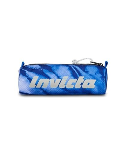 Invicta Piórnik szkolny Fantasy, niebieski i szary, jednokomorowy uchwyt na długopisy, akcesoria do plecaka, podstawowe, średnie, wyższe, chłopiec, dziewczyna, Niebieska, Taglia Unica, nowoczesny