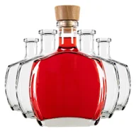 Domowy wyrób alkoholu - 5x EKSKLUZYWNA BUTELKA 500 ML KARAFKA NA NALEWKI WINO BIMBER PREZENT - miniaturka - grafika 1