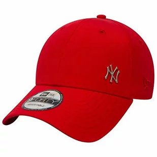 New Era czapka MLB Flawless logo Basic, czerwony, rozmiar uniwersalny 11198847_Scarlet_OSFA - Czapki męskie - miniaturka - grafika 1
