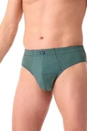 Majtki męskie - Slipy męskie bawełniane (2pack) o wysokim zabudowanym kroju zielone MPP 946 Key - miniaturka - grafika 1