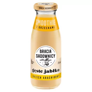 Bracia Sadownicy Smoothie z orzechami gęste jabłko orzech arachidowy 215 ml - Soki i napoje niegazowane - miniaturka - grafika 1