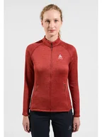 Kurtki damskie - Odlo Kurtka polarowa "Tencia" w kolorze czerwonym - miniaturka - grafika 1