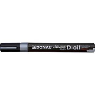 Donau Marker D-oil olejowy 2,8mm gruby - srebrny - Markery permanentne - miniaturka - grafika 1