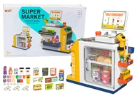 Zabawy w naśladowanie dorosłych - Zestaw Supermarket Kasa Fiskalna Skaner Światła I Dźwięki - miniaturka - grafika 1