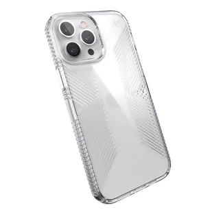 Speck Presidio Perfect-Clear with Grips - Etui iPhone 13 Pro Max / iPhone 12 Pro Max z powłoką MICROBAN (Clear) - Etui i futerały do telefonów - miniaturka - grafika 1