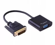 Adaptery i przejściówki - SHIRU Przejściówka Konwerter Adapter DVI-D24+1 Vga - miniaturka - grafika 1