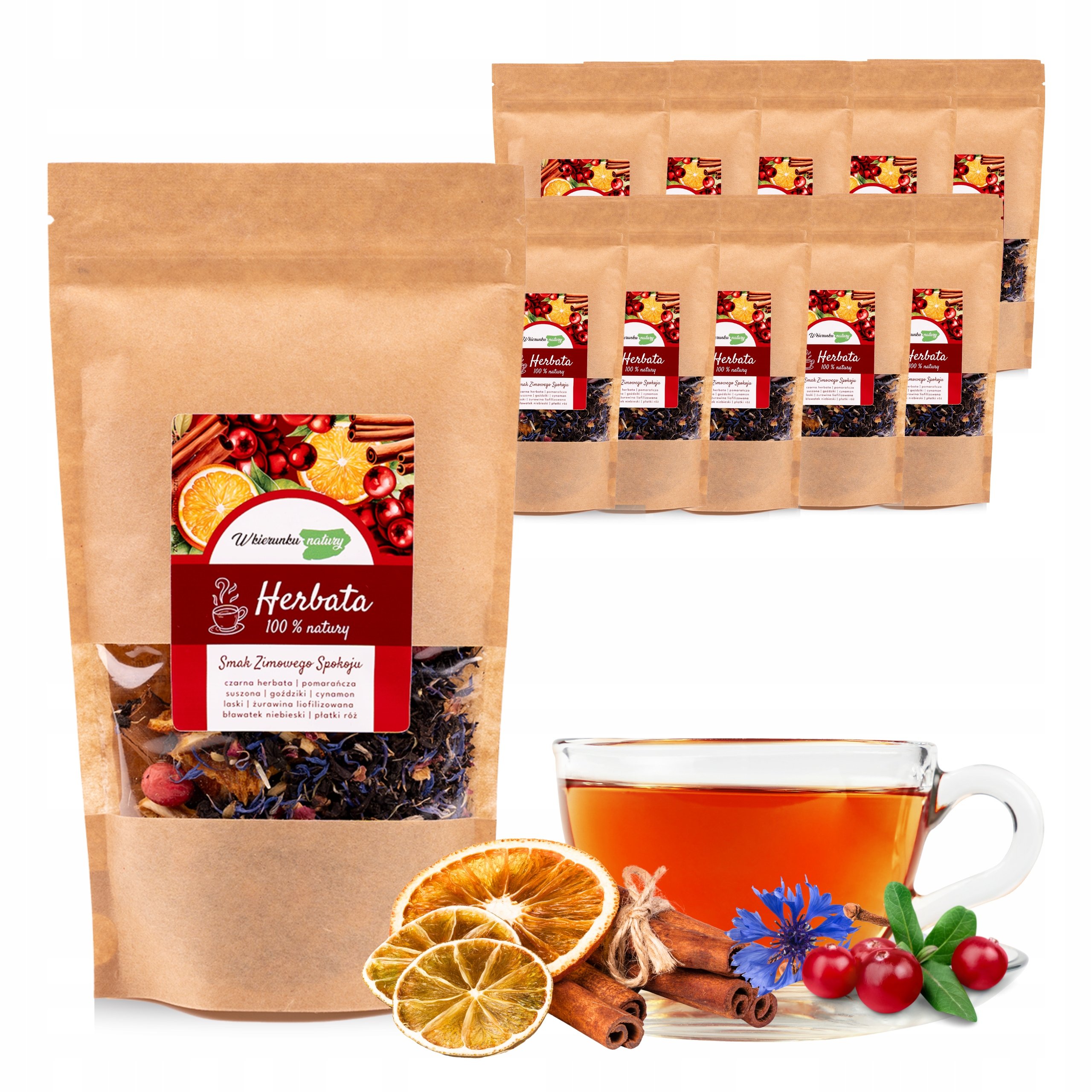Herbata Zimowy Spokój 10×50 g – zimowa herbata z przyprawami