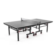 Tenis stołowy - Stół do tenisa stołowego Pongori Club TTT 930 z homologacją ITTF i czarnymi blatami - miniaturka - grafika 1
