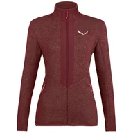 Bluzy narciarskie - Bluza polarowa turystyczna damska Salewa Rocca 2 Pl W Fz - miniaturka - grafika 1