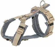 Szelki dla psów - Szelki dla psa Trixie Premium Trekking Grafit Piasek M - miniaturka - grafika 1