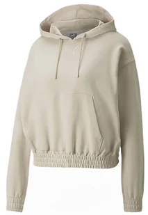 Bluza damska Puma Her Hoodie r.L z kapturem beżowa - Bluzy damskie - miniaturka - grafika 1