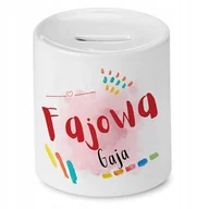 Skarbonki - Skarbonka Dla Gai na Urodziny na Prezent z Nadrukiem ze Zdjęciem + Opakowanie na prezent (wzór 01) - miniaturka - grafika 1