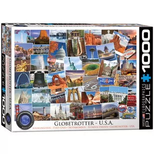 Eurographics Puzzle 1000 elementów. Globetrotter, USA - Puzzle - miniaturka - grafika 1