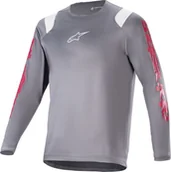 Koszulki męskie - Alpinestars Koszulka długi rękaw ALPINESTARS A-SUPRA ASTAR LS JERSEY, Dark Gray Rozmiar: M - miniaturka - grafika 1