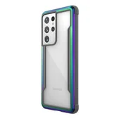 Etui i futerały do telefonów - X-Doria Raptic Shield Etui aluminiowe na Samsung Galaxy S21 Ultra (Antimicrobial protection) (Iridescent) 492263 - miniaturka - grafika 1