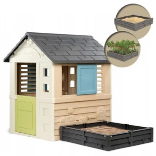 Smoby Life Domek Ogrodowy Z Piaskownicą Dla Dzieci 2+ - Place zabaw - miniaturka - grafika 1