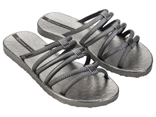 IPANEMA DIVERSA Mais Slide AD, Klapki damskie, Srebrne, 36 EU, Srebrny, 36 EU
