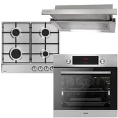 Zestawy AGD - Zestaw AGD do zabudowy Amica Piekarnik EB 7541H FINE ektryczny + Płyta PGA 6100BPR+ Okap OTP 6233I - miniaturka - grafika 1