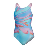 Stroje kąpielowe dla dziewczynek - Strój kąpielowy jednoczęściowy dziewczęcy na basen Speedo Digital 152cm - miniaturka - grafika 1