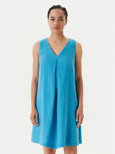 United Colors Of Benetton Sukienka letnia 4AGHDV0AX Niebieski Relaxed Fit - Sukienki - miniaturka - grafika 1