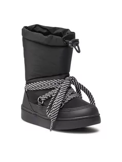 Buty dla dziewczynek - Bibi Śniegowce Urban Boots 1049073 Czarny - grafika 1