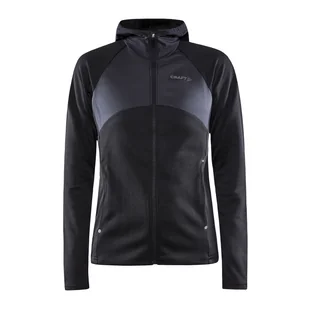 Damska Bluza CRAFT ADV ESSENCE JERSEY HOOD JACKET W 1912467-999000 – Czarny - Bluzy damskie - miniaturka - grafika 1