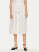 Spódnice - Vila Spódnica plisowana Yasmin 14102199 Biały Regular Fit - miniaturka - grafika 1