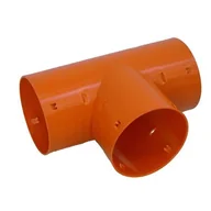 Łączniki, trójniki, kształtki - Trójnik drenarski Ø 100 / 100 90 stopni - miniaturka - grafika 1