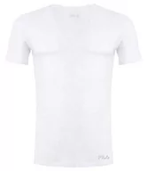 Koszulki męskie - Fila Męska koszulka Fu5001 T-shirt męski biały biały XL FU5001 - miniaturka - grafika 1