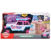 Samochody i pojazdy dla dzieci - Dickie Playlife Samochód Jeep Pink Drivez Flamingo 22cm 4006333075384 - miniaturka - grafika 1