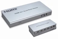 Inne akcesoria audio-wideo - HDMI 4x1 Quad Multi-Viewer 4 obrazy na 1 ekranie SWITCH rozdzielacz - miniaturka - grafika 1