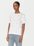 Koszulki i topy damskie - Marella T-Shirt Feluca 2513971034 Biały Regular Fit - miniaturka - grafika 1